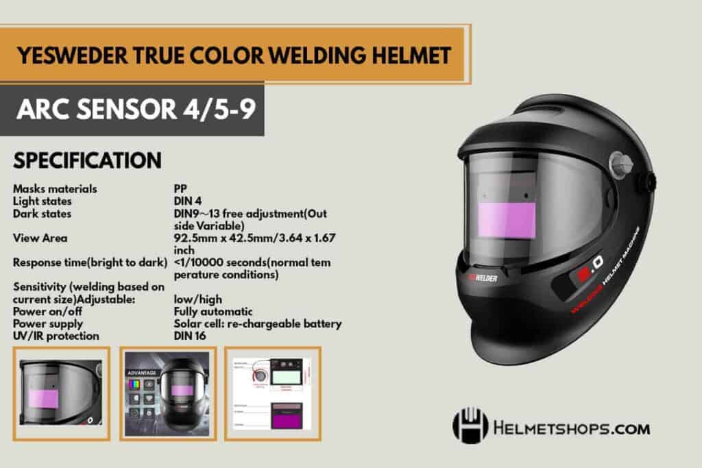 Yeswelder Helmet Review Best True Color Welding Helmet