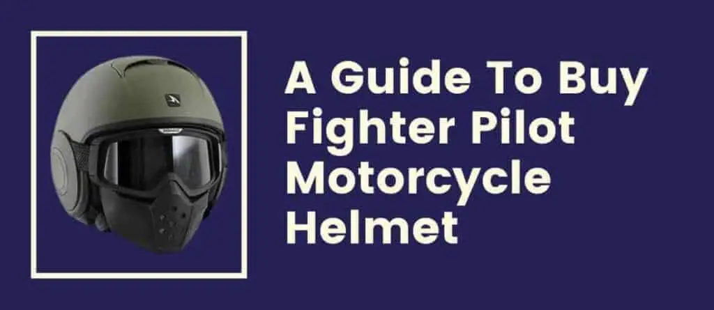 Fighter Pilot Motorcycle Helmet