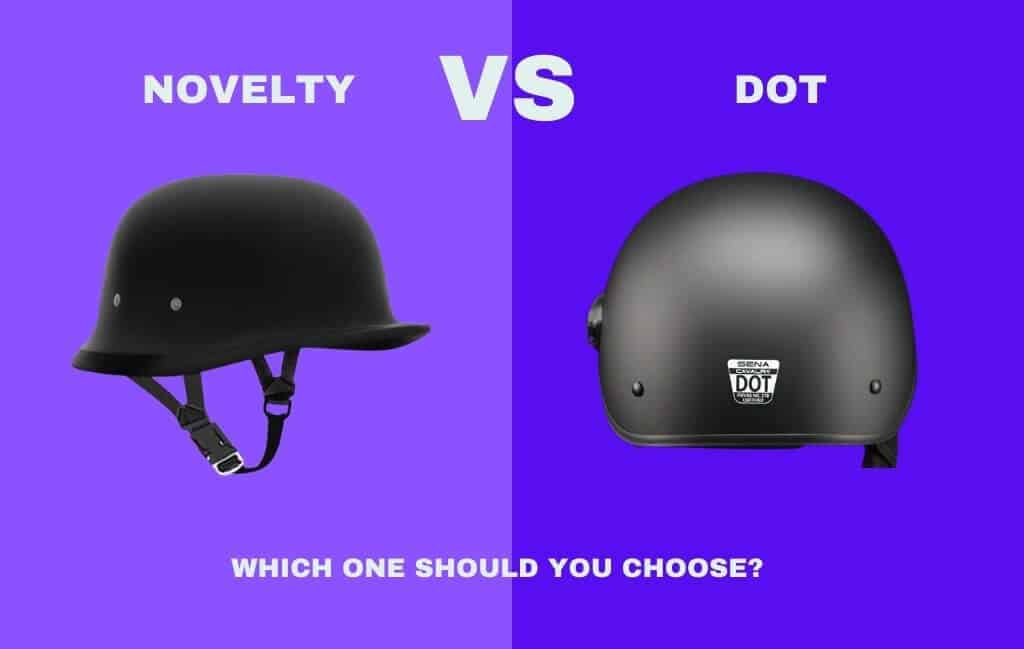 novelty vs dot helmets